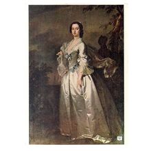 LADY FRANCES COURTENAY, POWDERHAM CASTLE, EXETER unused postcard. =