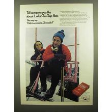 1970 Lark Cigarettes Ad - Didn't We Meet in Grenoble?