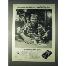 1970 Lark Cigarettes Ad - Stay in The Game