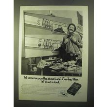 1970 Lark Cigarettes Ad - It's an Art in Itself