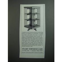 1989 Stuart Townsend Carr Revolving Bookcase Ad