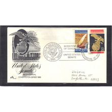 FDC Art Craft 2413 25c Senate + 2360 (Cachet-Penciled/A) CV00824