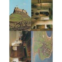 Lindisfarne Castle Aerial View Entrance Hall Gardens Bedroom 4x Mint Postcard s