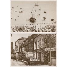 Broadstairs Hairdressers Tea Rooms Boat Race 2x Postcard s