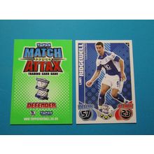 40. Liam Ridgewell - Birmingham - Match Attax 2010/11 Football Card EF1