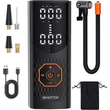 Tire Inflator Portable Air Compressor, 160PSI Cordless Air Pump for Car Tires, 5
