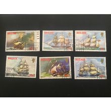 ICOLLECTZONE Belize 609-614 VF used ships