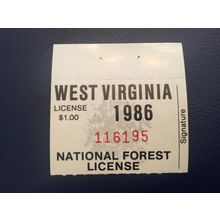 ICOLLECTZONE US West Virginia 1986 National Park Stamp VF NH