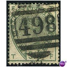 1883 SG193 5d Dull Green Good Used, fresh colour