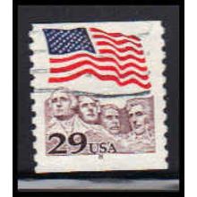 Used 2523 29c U.S. Flag Very Fine CNS 8 PA6391