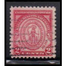 Used 682 2c Massachusetts Fine K0408