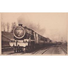 Mancunian Locomotive Railway Train Old Antique Postcard