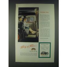 1946 Body by Fisher Ad - 1946 Oldsmobile 78 Series Four-Door Sedan