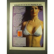1977 Right Places Protein High-Bulk Nutrient Ad