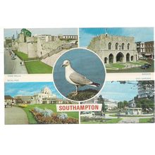 multiview, SOUTHAMPTON, HAMPSHIRE unused vintage postcard =