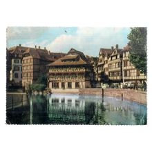 LA PETITE FRANCE, STRASBOURG, FRANCE used postcard 1966 postmark #