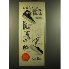 1950 Ball-Band Cosmo and Crown Shoes Ad - Best Playtime friends