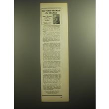 1963 Old Fitzgerald Bourbon Ad - Can't hear the music for the drum
