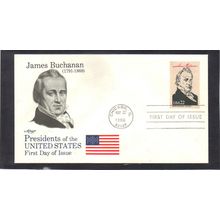 FDC Artmaster 2217f 22c James Buchanan (Cachet-U/A) CV40084