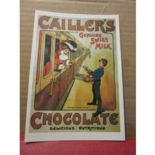 CAILLER'S SWISS MILK CHOCOLATE unused postcard Mumbles Railway cards MRP/370 =