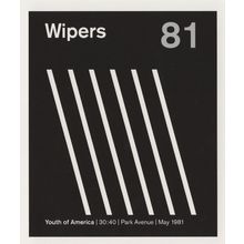 Wipers USA Punk Youth Of America Rock Park Avenue LP Postcard