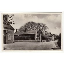 Post Office & Three Tuns Pub Staple Postcard Kent