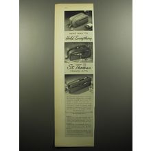 1957 St. Thomas Travel Kits Ad - Neat way to hold everything