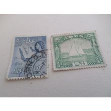 ADEN - 2 different stamps
