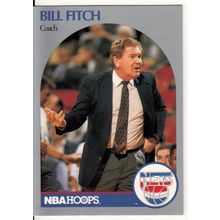 1990-91 Hoops Bill Fitch basketball card #321 - Nets