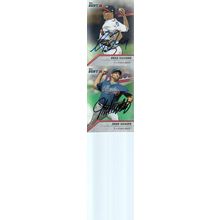 GREG MADDUX & JOHN SMOLTZ AUTO 2016 ATLANTA BRAVES HOF WORLD CHAMPION PITCHERS
