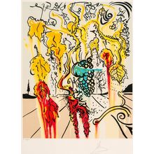 Salvador Dalí (1904-1989). Portrait of Autumn, 1980 Poster Canvas Movie Film Pri