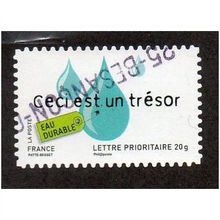 FRA 2008 (55c) 'SUSTAINABILITY - WATER CONSERVATION' FINE USED (EBID20800)