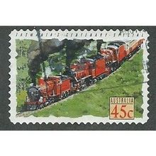 AUS 1993 45c (S/A) 'TRAINS- TASMANIAN CENTENARY SPECIAL' FINE USED (EBID35-771)