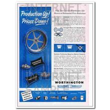 WORTHINGTON PUMP MACHINERY CORP 1948 Production Up vintage ad