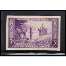 755 3c Wisconsin Very Fine MNH Z1797