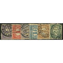 1899/1913 NVPH 50/55 - #2 fine used (o)