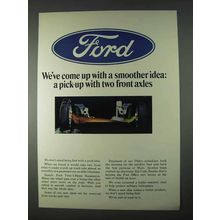 1966 Ford Motors Ad - A Pick-Up With Two Front Axles