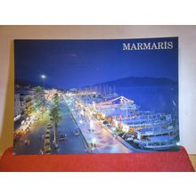 MARMARIS, TURKEY large used postcard #
