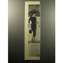 1957 Lord & Taylor Advertisement - Dress by Eleanor Green - A beautiful basis