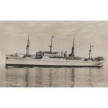 MS Meonia Denmark East Asiatic Aquatic Company Ship Rare Postcard