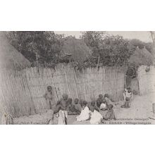 Senegal Dakar Village Indigene No 2004 Antique Postcard