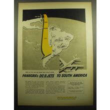 1960 Panagra Airways Ad - Twice as fast on the scenic west coast route