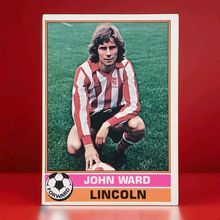 TOPPS FOOTBALL RED BACK 1977 #97 Lincoln City John Ward