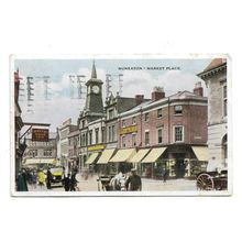 Nuneaton, Market Place, Warwickshire, Postcard.