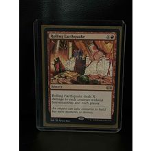 Rolling Earthquake Double Masters Magic: the Gathering Trading Card