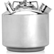 Howaoo 1.6 Gallon Cleaning Keg with D Coupler for Beer Line Cleaner, Beer Line C