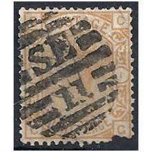 1876 SG156 8d Orange Good Used Filler Check Letters "CG".