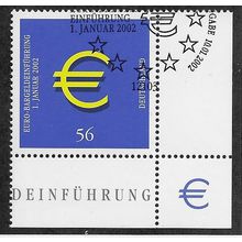 GER 2002 56c 'NEW CURRENCY' (CORNER MARGIN) FINE USED (EBID 53-929)