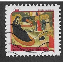 FRA 2011 (60c)(S/A) 'CHRISTMAS - ECOLE ITALIENNE' FINE USED (EBID56-629)