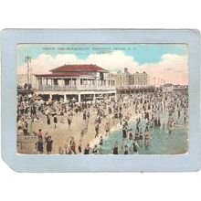 New York Brighton Beach Amusement Park Postcard Beach & Boardwalk top_box1~318